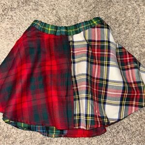 Classic Prep Multicolor Plaid Skirt